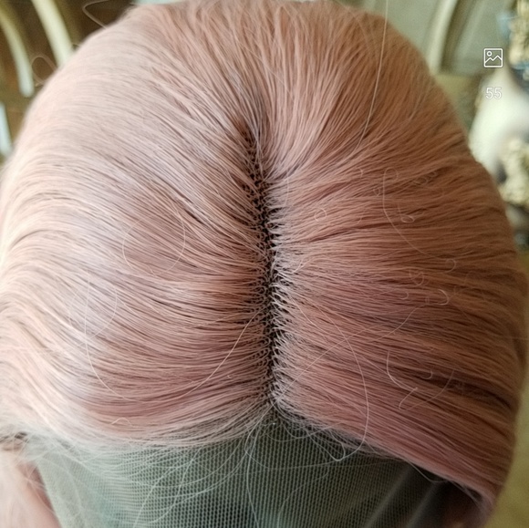 Pink Peach Beauty Lace Front Wig